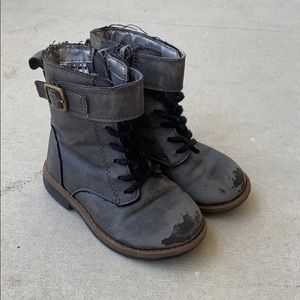 Carters girls combat boots